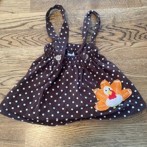 Turkey overall dress baby